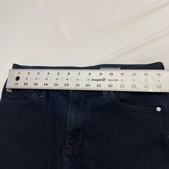 Adriano Goldschmied The Farrah Skinny High Rise Dark Blue Wash Denim Jeans Sz 28 - Picture 3 of 9